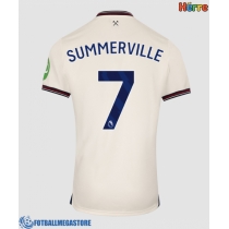 Fotballdrakt Herre West Ham United Crysencio Summerville #7 Bortedrakt 2025-26 Kortermet